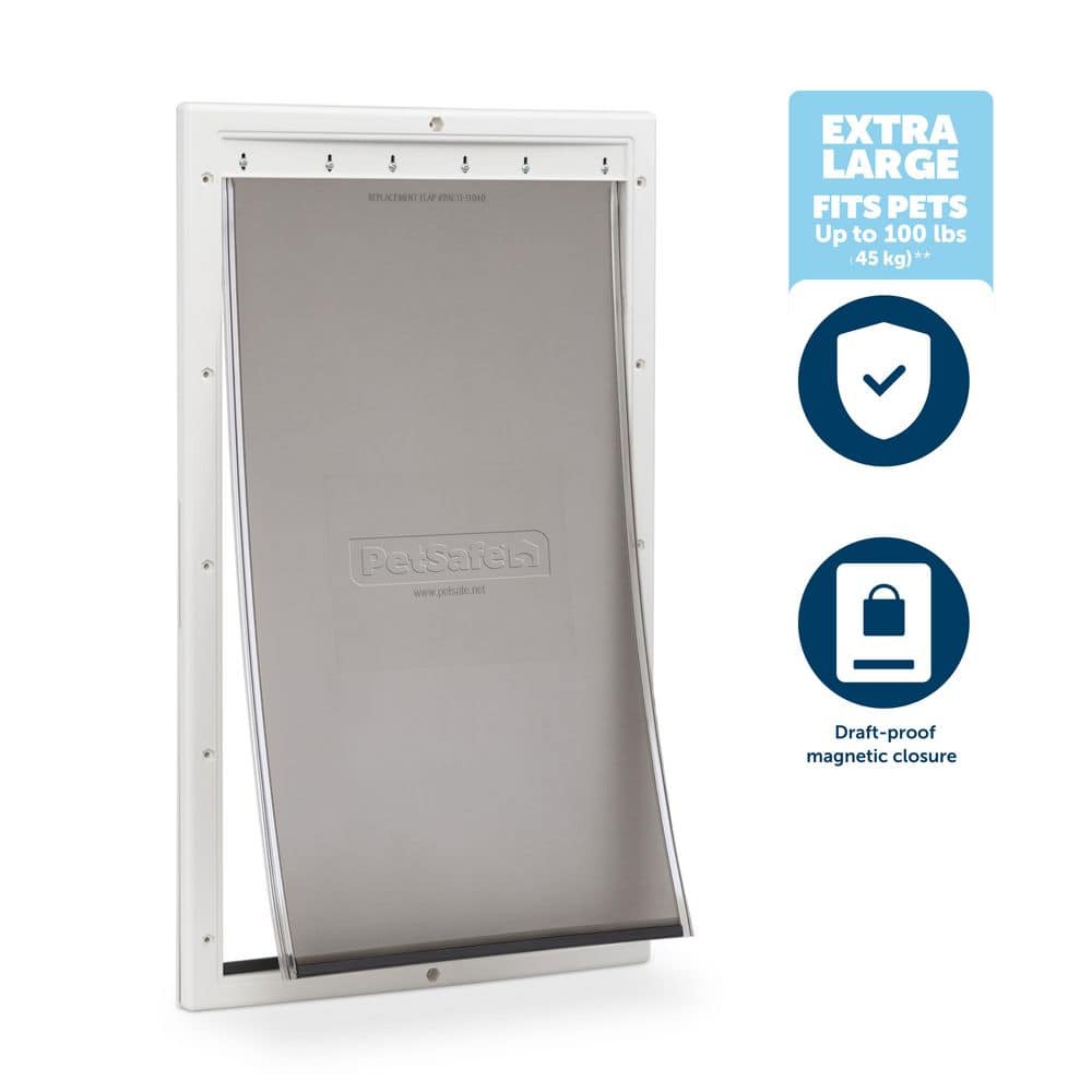 PetSafe 13-5/8 in. x 23-5/8 in. XLarge Plastic Pet Door PPA00