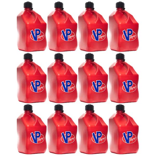 VP Racing 5.5 Gal Motorsport Racing Container Utility Container Jug, Red (12 Pk)