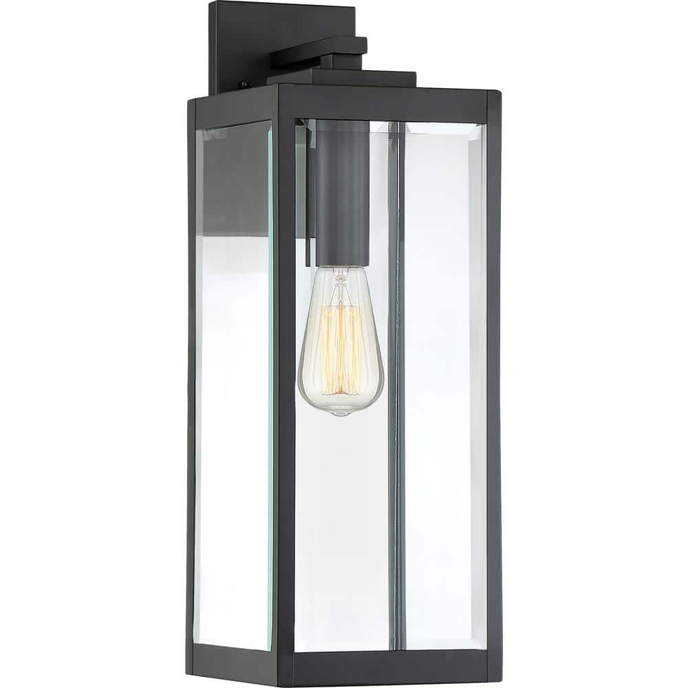 Black Rectangular Outdoor Lantern: Choose from in 27 or 19