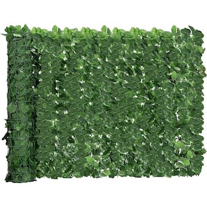 98 in. x 39 in. Artificial Ivy Grass Privacy Screen in Green
