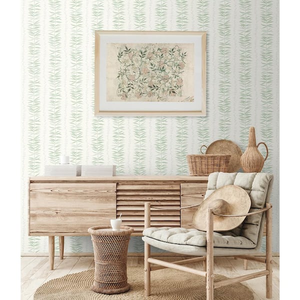 Forest Summer Garland Nonwoven Paper Non-Pasted Wallpaper Roll (Covers 57.5 sq. ft.)