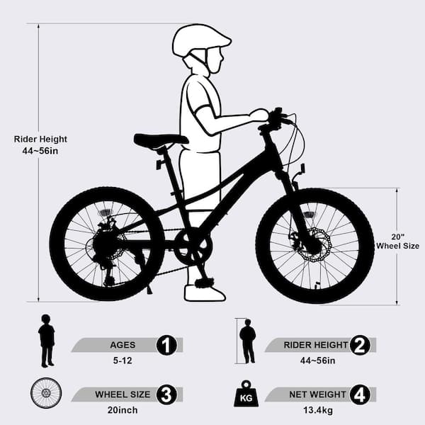 20 inch sale bike dimensions