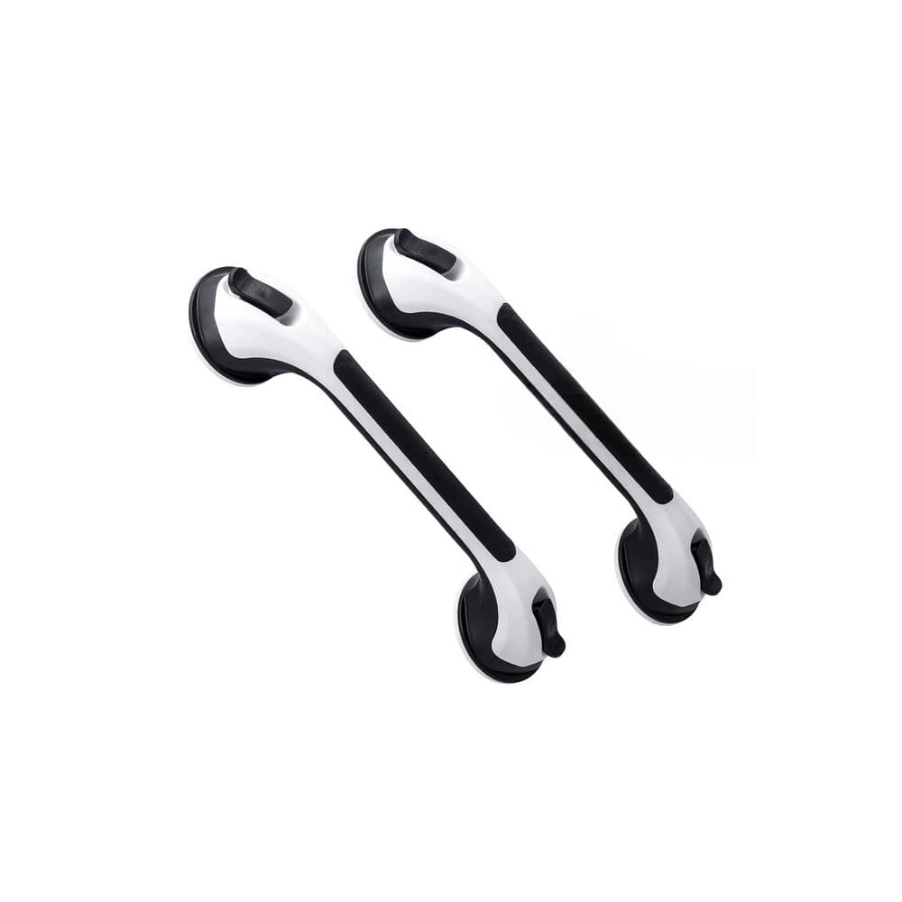 16.8 in. L x 3.7 in. D Suction Grab Bar, Easy Install, 240 lbs. Support, No