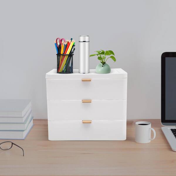 YIYIBYUS 10.24 in. x 7.95 in. x 8.78 in. White Plastic