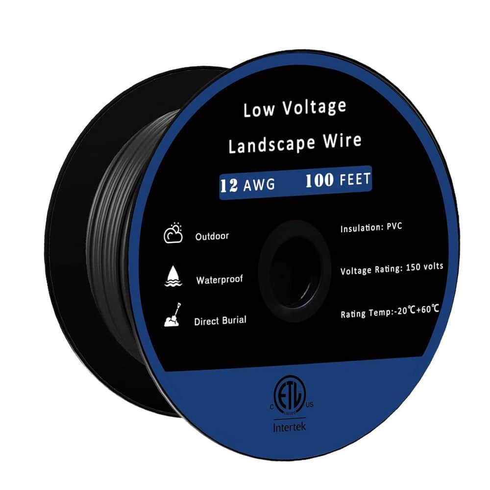 1-Pack 12in. Landscape Lighting Wire for Round and Square Canless Recessed Fixtures Outdoor Direct Burial price history on PriceWatchPro