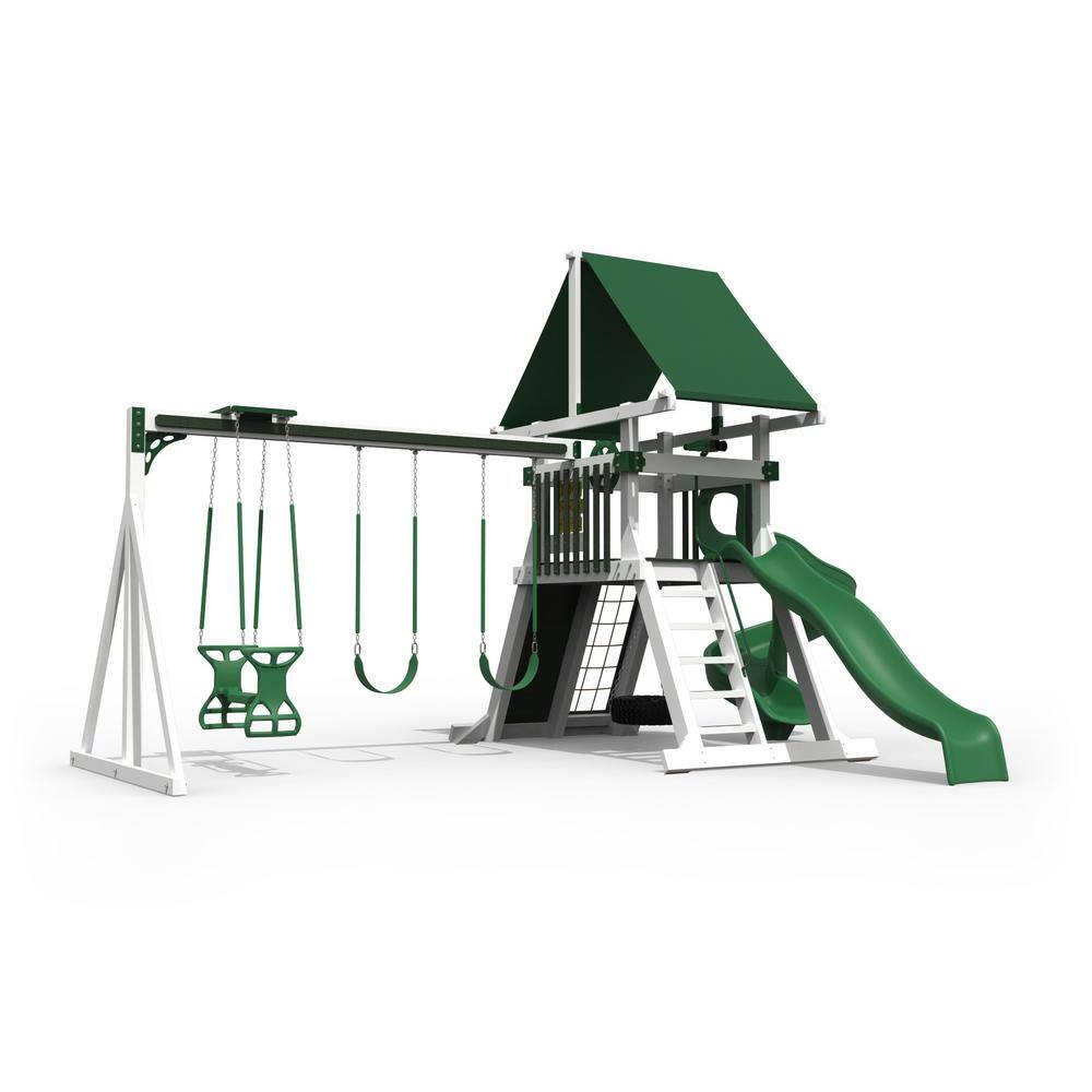 YardCraft Orion White and Green Vinyl Playset