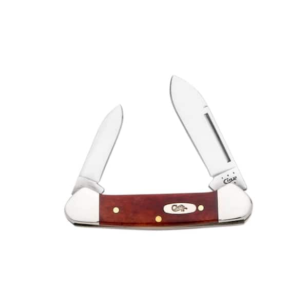W.R. Case and Sons Cutlery Co. Smooth Chestnut Bone Baby Butterbean Pocket Knife