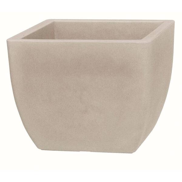 Marchioro 15.75 in. Dia Havana Plastic Curved Sides Planter Pot