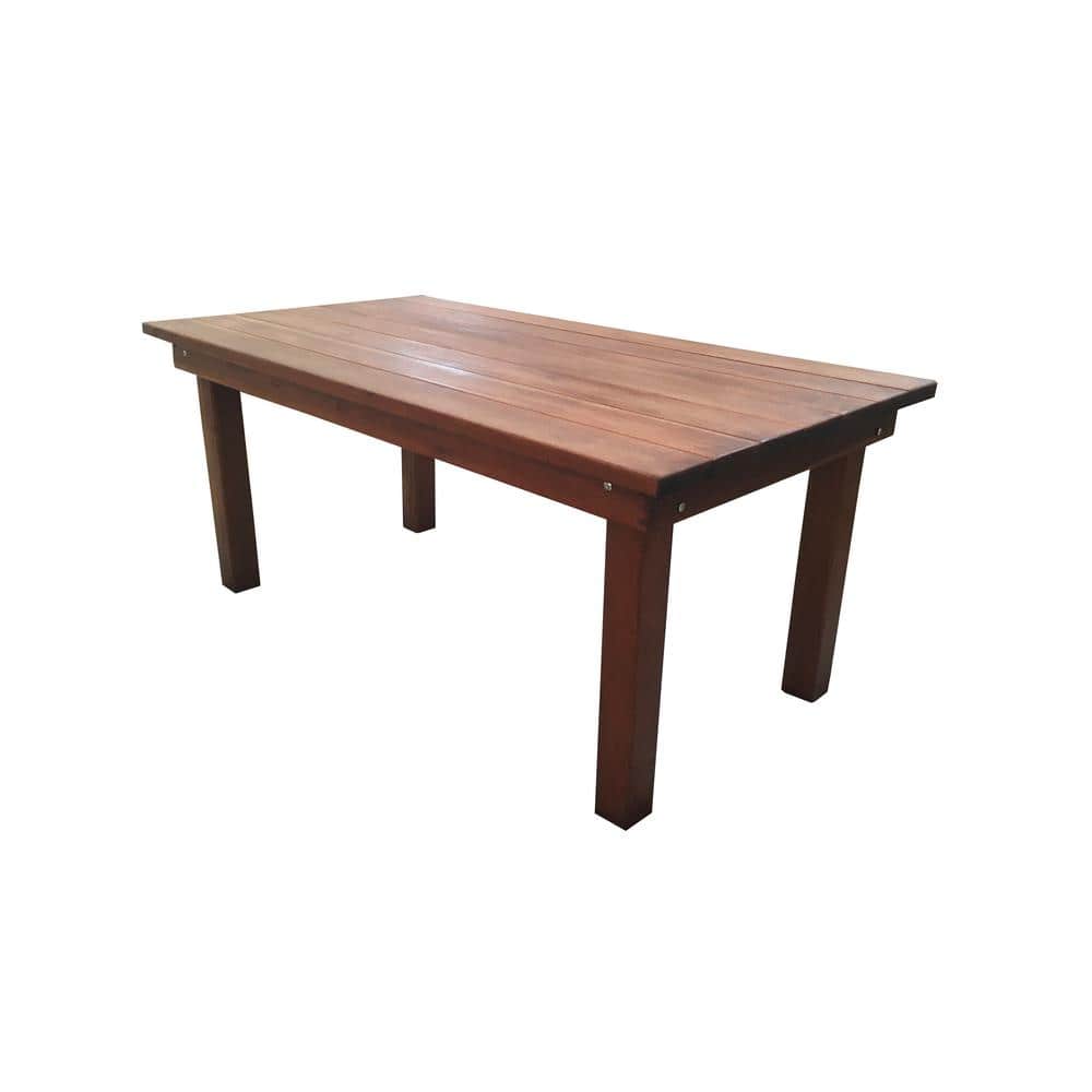 Farmhouse Mission Brown 5 ft. Redwood Outdoor Dining Table price history on PriceWatchPro