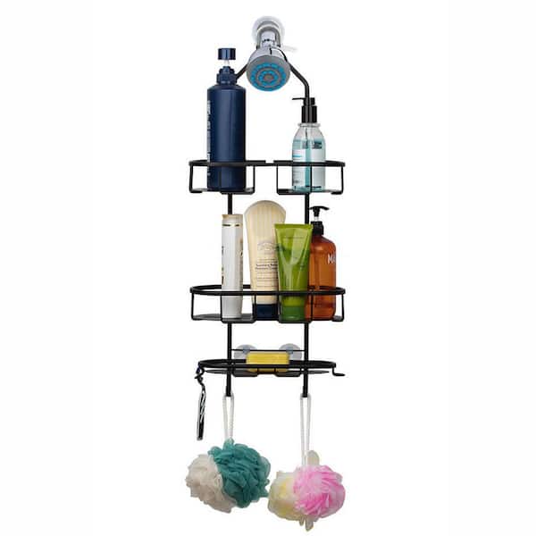 Newest  purchass: acrylic shower shelves 👏🏻 #budgetluxury #org