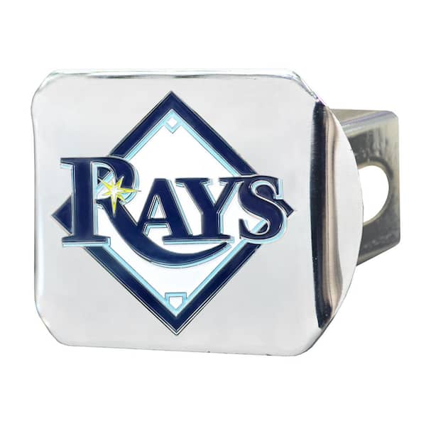 Tampa Bay Rays Chrome Color Hitch Cover
