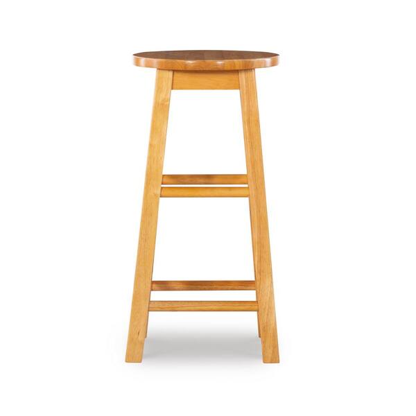 round wooden counter stools