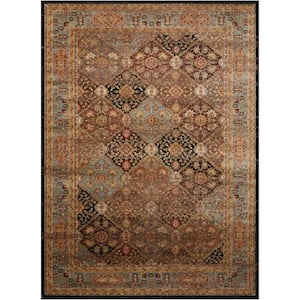 Delano Black/Blue 4 ft. x 6 ft. Persian Traditional Area Rug