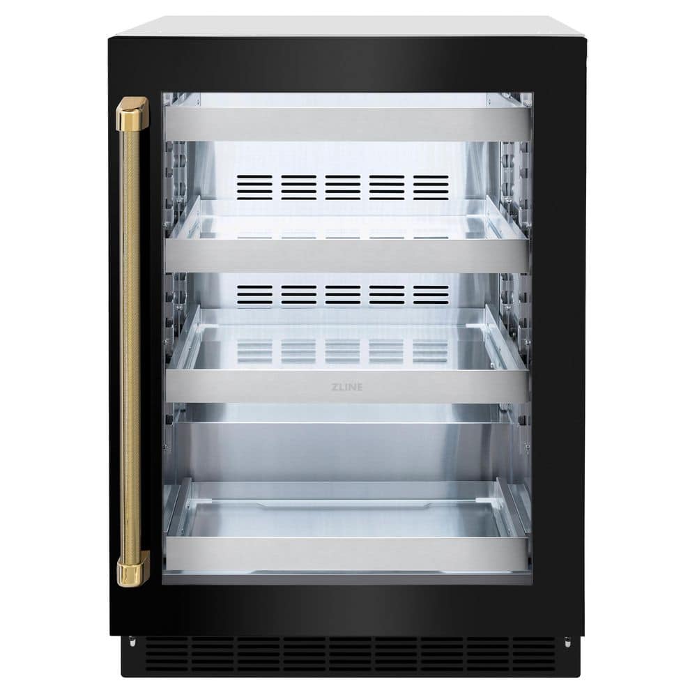 Autograph 24 in. Touchstone 151 Can Beverage Fridge with Black Stainless Steel Door and Polished Gold Helix Handle price history on PriceWatchPro