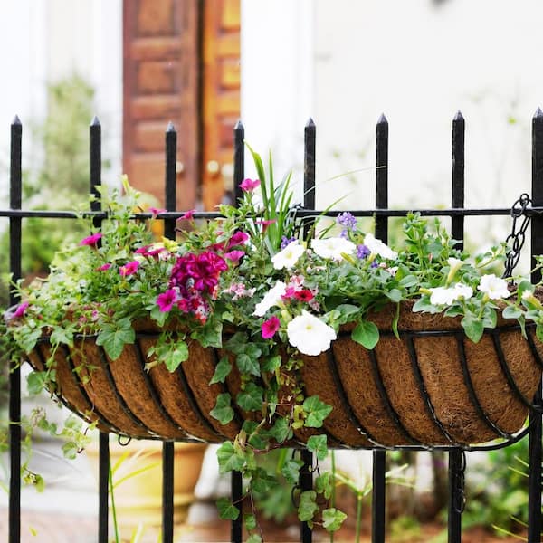 48 in. x 7.8 in. Natural Coconut Coir Fiber Rectangular Window Box