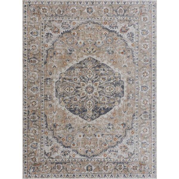 Harue 5'3 Round Area Rug - Hauteloom