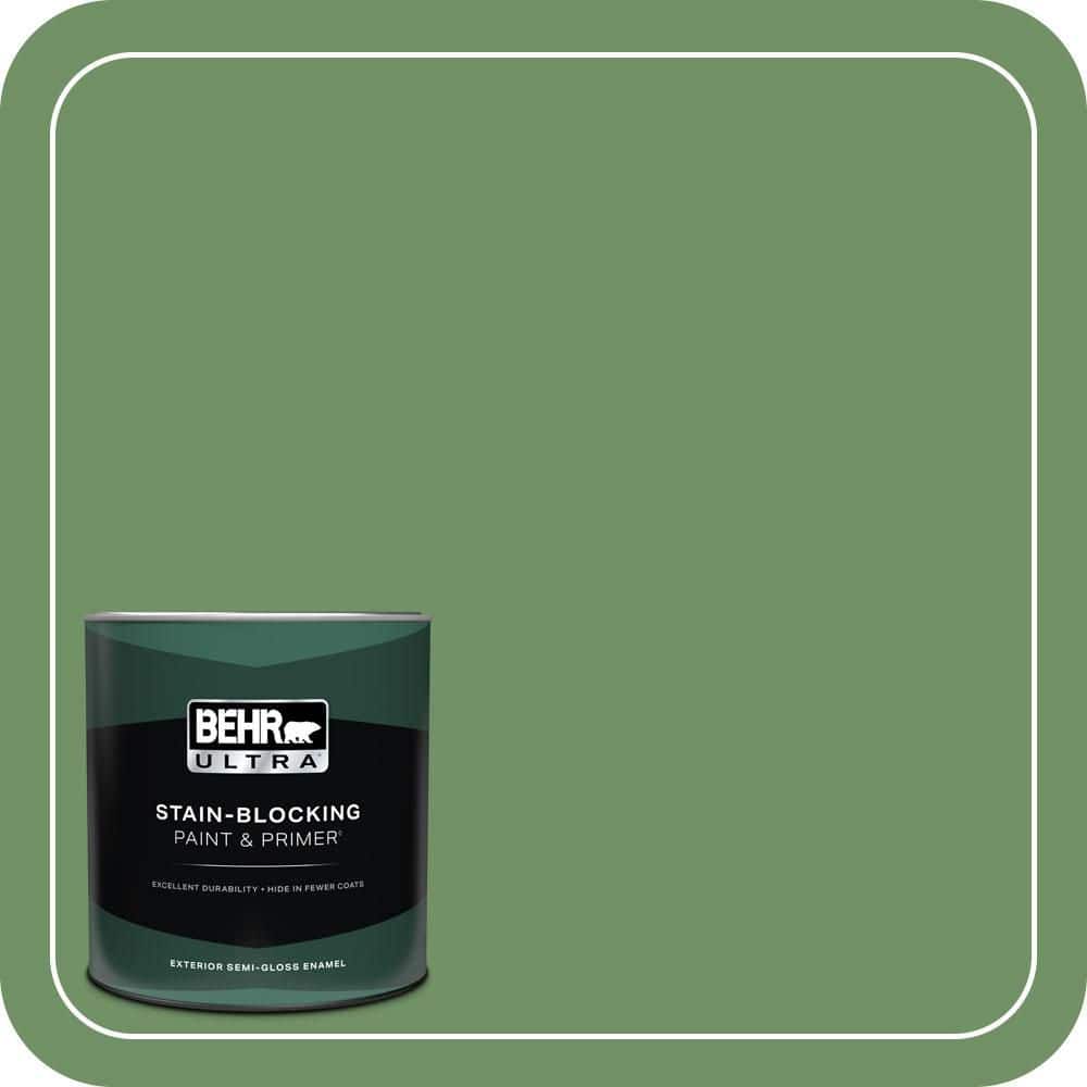 1 qt. #M400-6A Mossed Opportunity Semi-Gloss Enamel Exterior Paint & Primer price history on PriceWatchPro