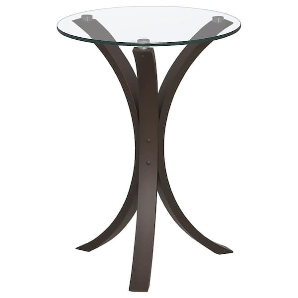 Coaster Cappuccino Round Snack Table
