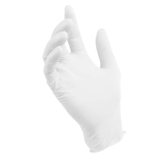 Tuff Skin Powdered Latex Single Use Gloves 100-Count SIZE LARGE ONLY 