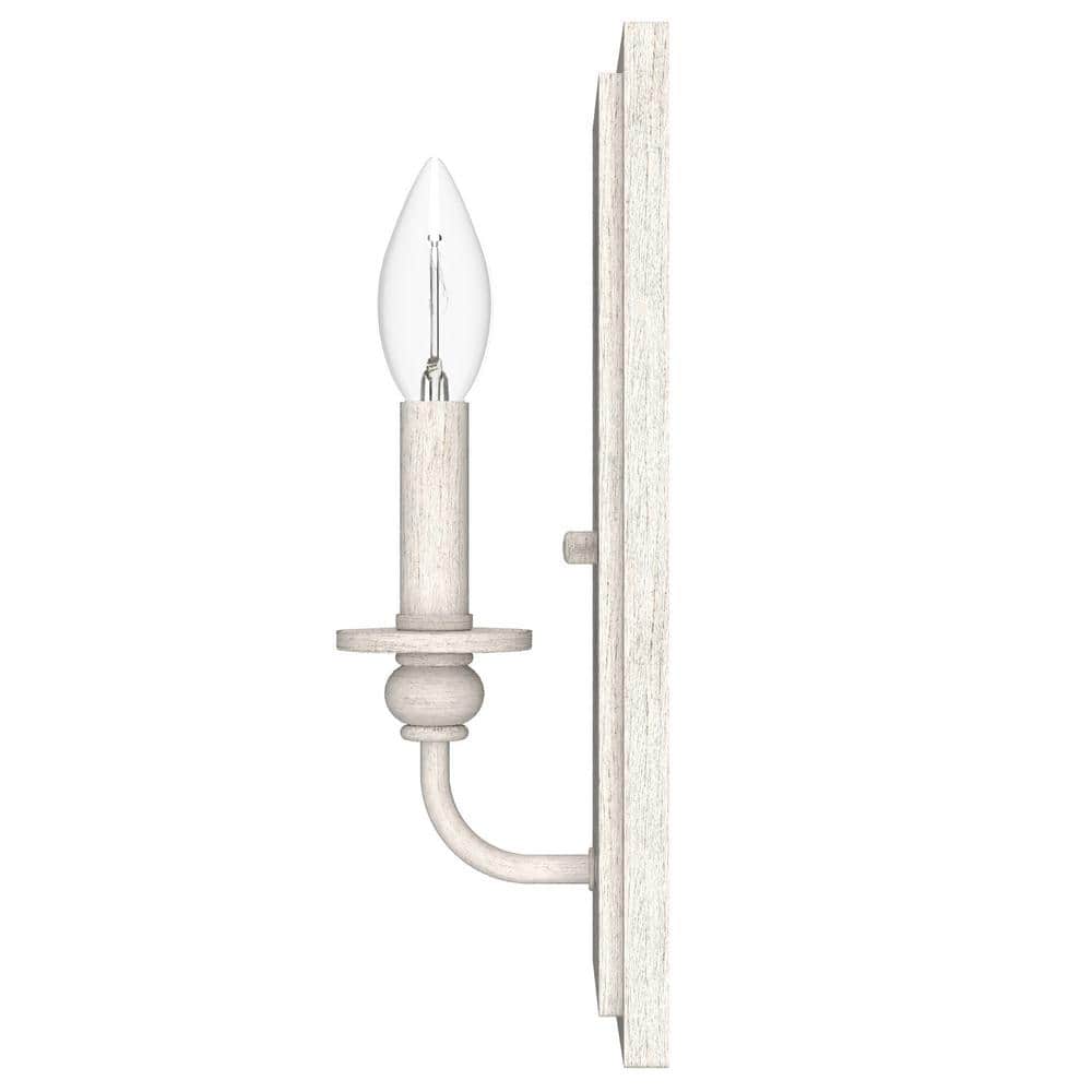 Southcrest Casual Elegance 24" Dimmable White Wall Sconce