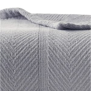Solid Cotton Woven Blanket