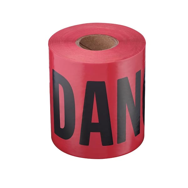3 in. x 200 ft. Danger Barricade Tape