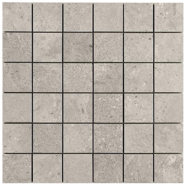 Ivy Hill Tile Provence Gray 3.88 in. x 0.39 in. Limestone