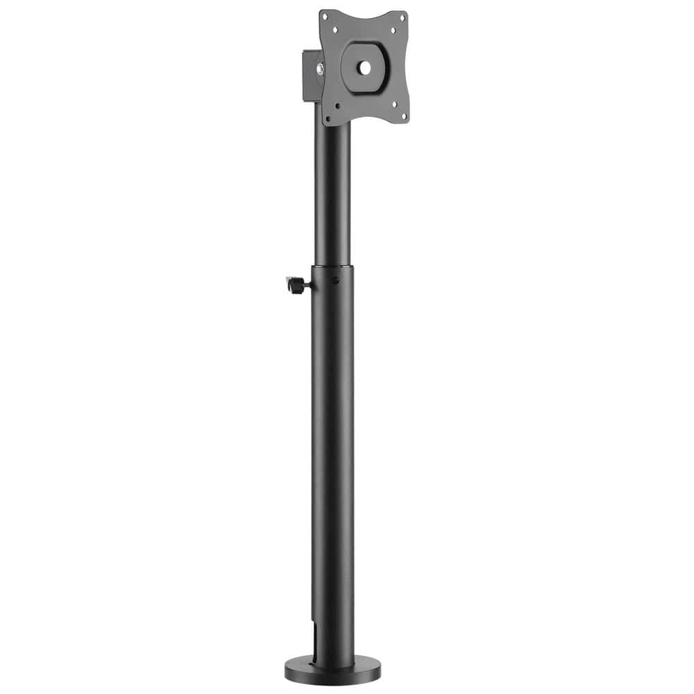 Black Adjustable POS Monitor Mount with Cable Management