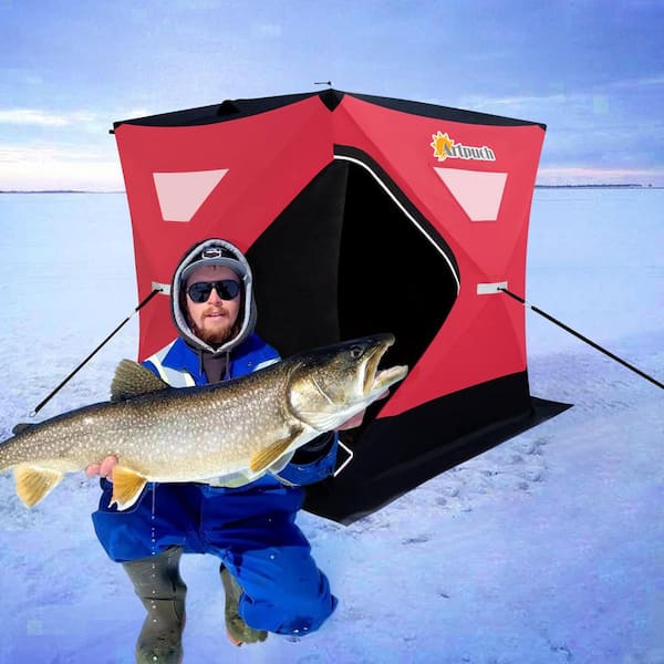 Ice fishing house, special cotton and thickening for winter fishing, winter  outdoor fishing ice camp tent, clearance cotton tent, windproof
