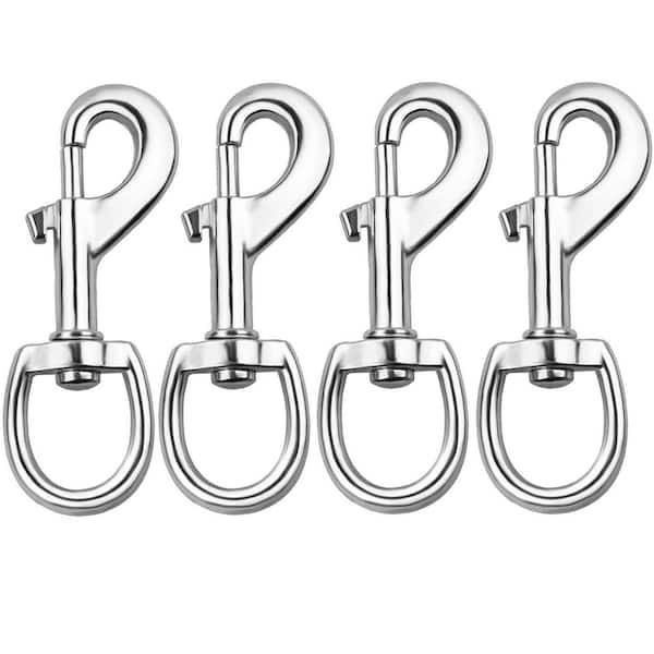 12-Pack 1-Inch Swivel Bolt Snap Hooks – Heavy Duty Zinc Alloy Clips For Dog Leashes, Bags, Harnesses, And DIY Crafts