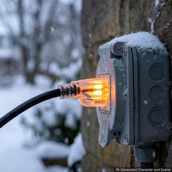 50ft. Heated Water Hose Smooth Surface, Built-in Thermostat, Freeze and Leak-Proof, Lead and BPA Free for RV, Garden
