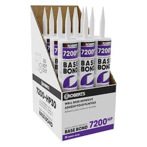 7200HP 30 oz. 24 Hour Dry Time Vinyl, Rubber and Carpet Wall Base Floor Adhesive in Light Tan (12-Pack)