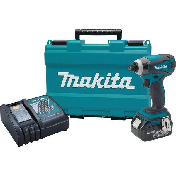 Makita 18-Volt LXT Lithium-Ion 1/4 in. Cordless Impact Driver Kit
