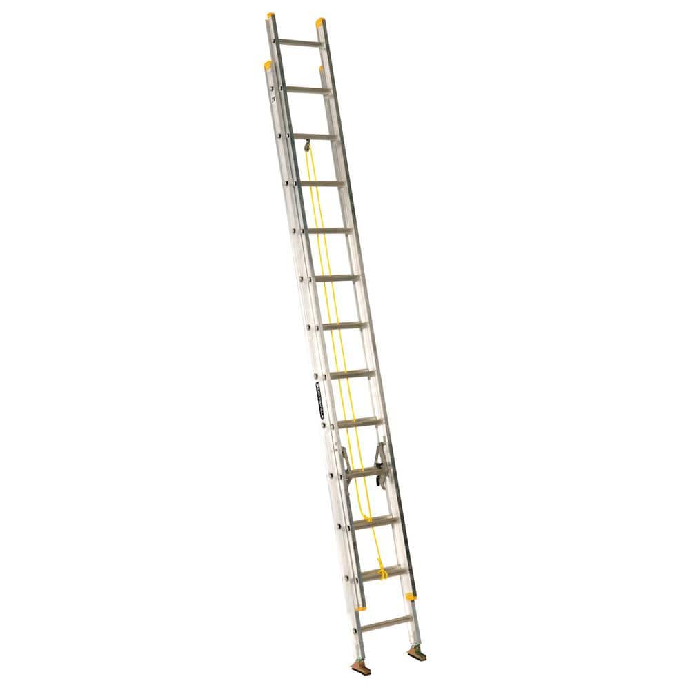 Louisville Ladder 24 Ft Aluminum Extension Ladder With 250 Lbs Load   Louisville Ladder Extension Ladders Ae3224 64 1000 