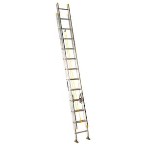 24 ft. Aluminum Extension Ladder with 250 lbs. Load Capacity Type I Duty Rating