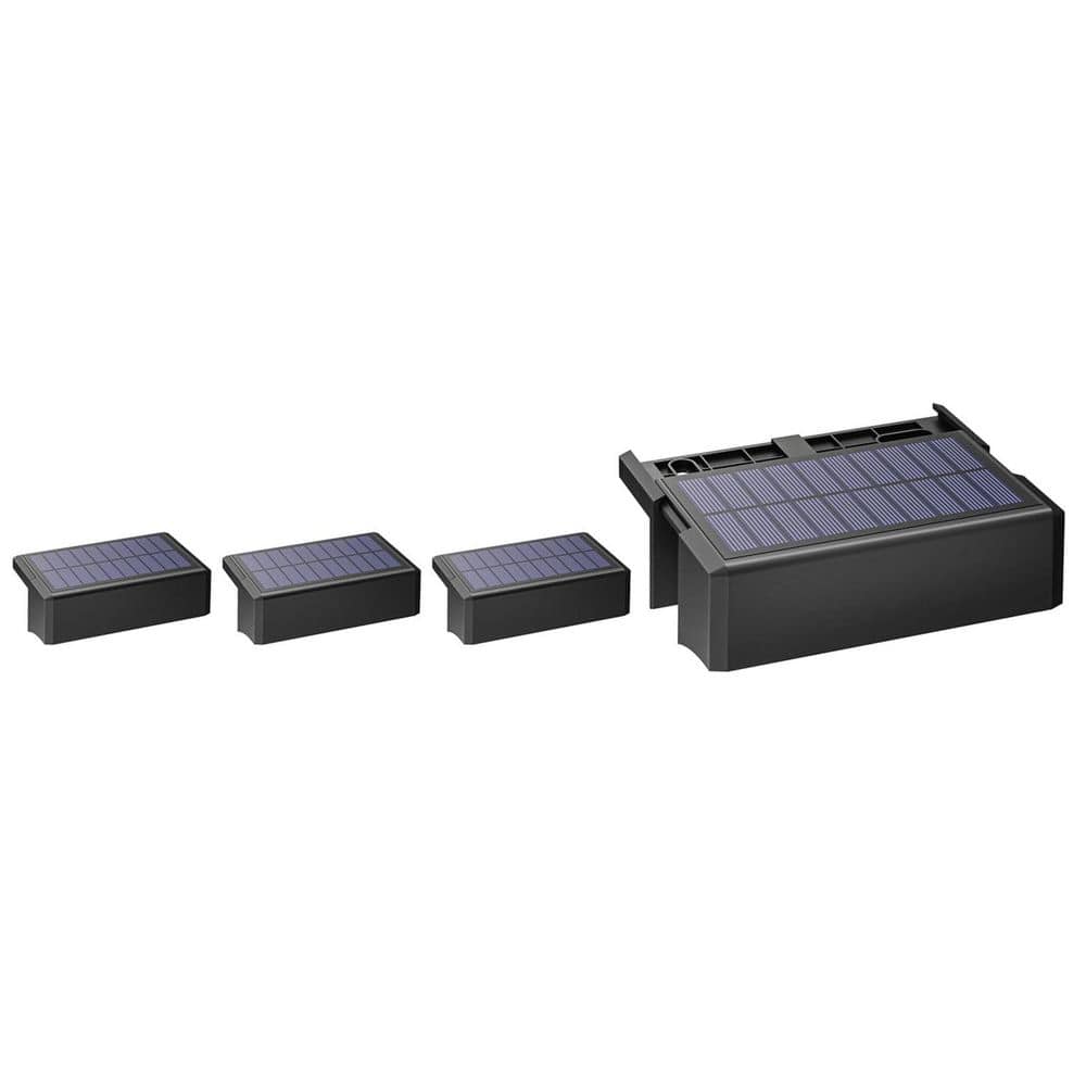 4-Pack Solar Deck Lights, Warm White, Cool White and RGB Color Glow LED Large Size Lamp, IP65 Waterproof Fence Lights price history on PriceWatchPro