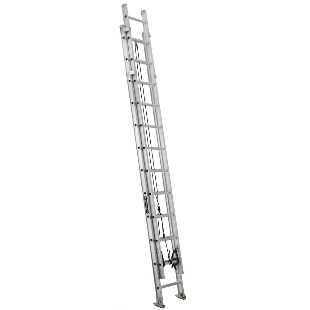 Louisville Ladder 24 ft. Aluminum Extension Ladder, ANSI, Type IAA, 375 lbs. Load Capacity