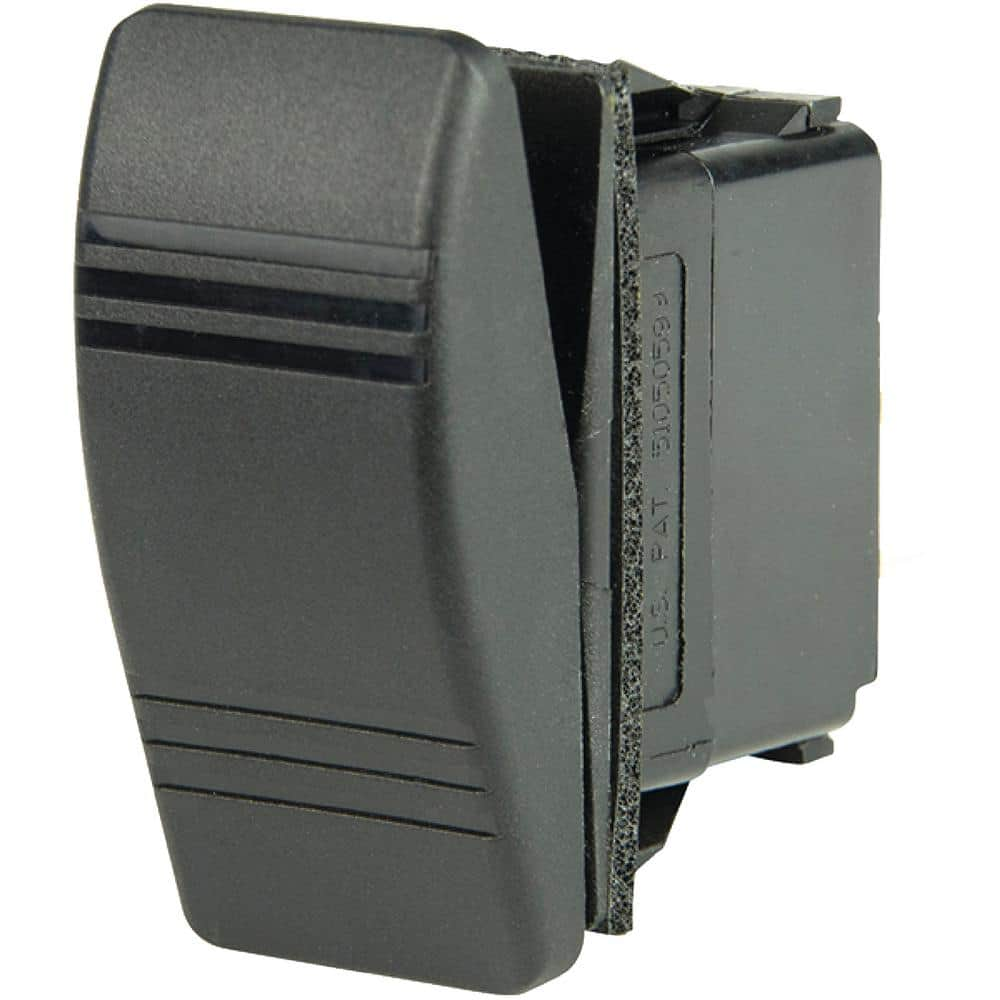 1/4 in. Blade Terminals Contura Rocker Switch, Off (On), DPST