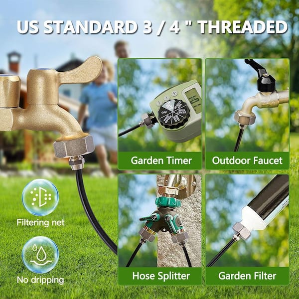 Oyezvary 59 ft. 18M Brass Misting System Line with Water