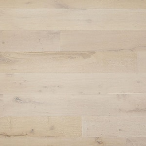Ire Mist White Oak 1/2 in. T x 7.5 in. W Tongue and Groove Wire Brushed Engineered Hardwood Flooring (31.09 sqft/case)