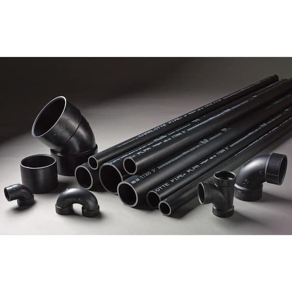 Charlotte Pipe 2 in. ABS DWV Hub x MPT Male Adapter ABS001091000HD