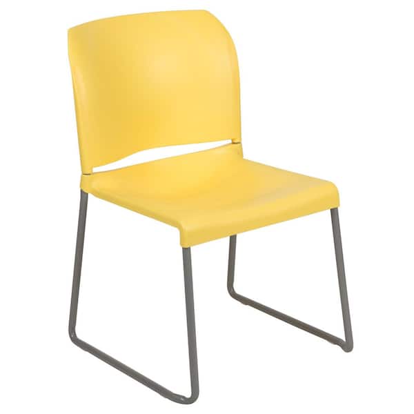 Carnegy Avenue Yellow Plastic Side Chair