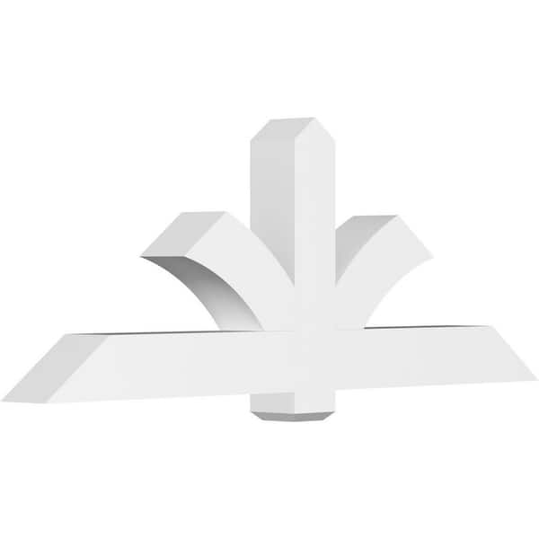Ekena Millwork Redmond 72 in. W x 27 in. H x 6 in. D Signature Polyurethane Bracket