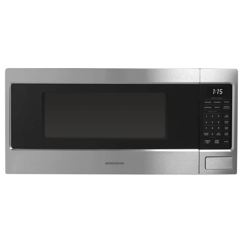 24 in. Width 1.1 cu. ft. Stainless Steel 1000-Watt Countertop Microwave Oven