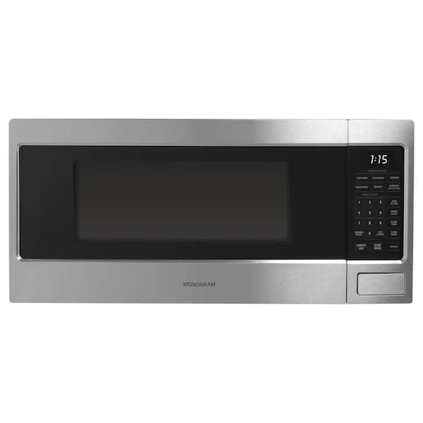 GE 24 in. Width 1.1 cu. ft. Stainless Steel 1000-Watt Countertop Microwave Oven