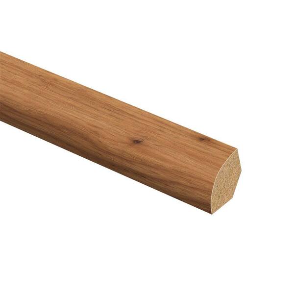 Zamma Polished Straw Maple/Greenland Creek Maple 5/8 in. Thick x 3/4 in. Wide x 94 in. Length Laminate Quarter Round Molding