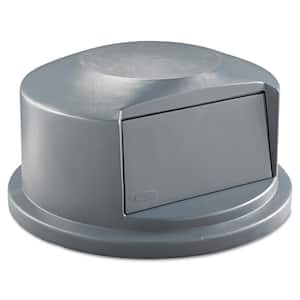 Brute 44 Gal. Grey Round Trash Can Dome Top Lid