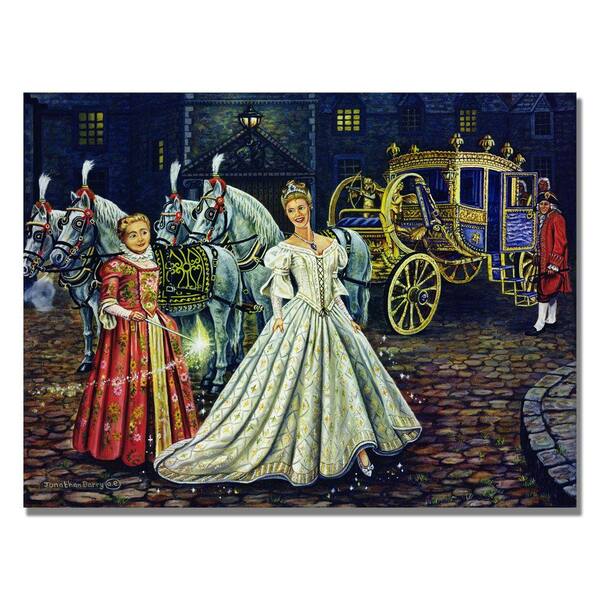 Trademark Fine Art 26 in. x 32 in. Cinderella Goes to the Ball, 1999 Canvas Art-DISCONTINUED