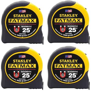 FATMAX 25 ft. x 1-1/4 in. Magnetic Tape Measure (4-Pack)
