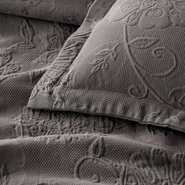 The Company Store Putnam Matelasse Coral Cotton Euro Sham 50170F E